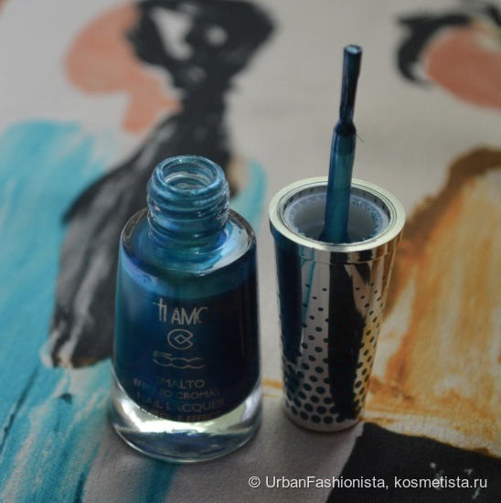 Глубокое синее море: Collistar Ti Amo 500 Nail Lacquer Chrome Effect, #660 Green/Blue