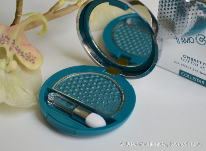 Collistar Ti Amo 500 Silk Effect Eye Shadow в оттенке #74 Green/Blue “Take Me Away”