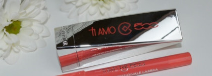 Неидеальный дуэт: Collistar Ti Amo 500 Collection Art Design Lipstick "Art" for the Lips, #20+18 Coral "Don't Stop Me"