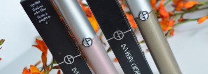 Жидкие тени Giorgio Armani Eye Tint Fluid Eye Color Film в оттенках #6 Green Iron и #8 Flannel