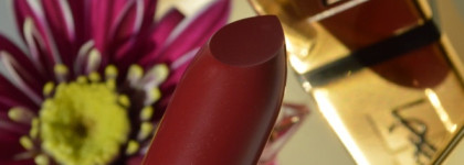 "Скандальная" осень с YSL Rouge Pur Couture The Mats в оттенке #212 Alternative Plum