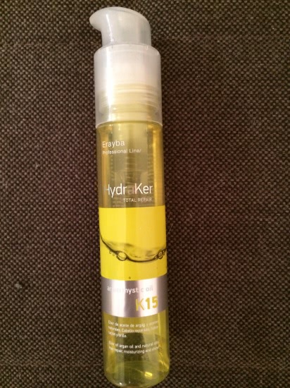 Масло для волос Argan mystic oil K15 HydraKer Total repair от Erayba Professional line