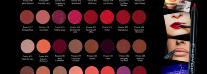 Красно-алые губы с Provoc в оттенке Heat of the Moment