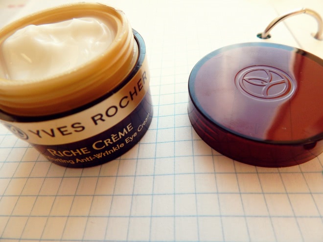 Крем для кожи вокруг глаз – Yves Rocher Riche Comforting Anti-Wrinkle Eye Cream with 30 Precious Oils