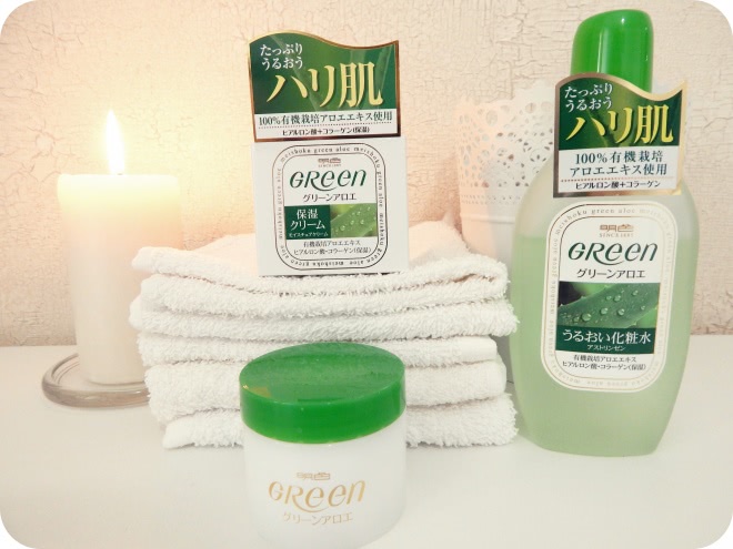 Японская косметика Meishoku Green Plus Aloe