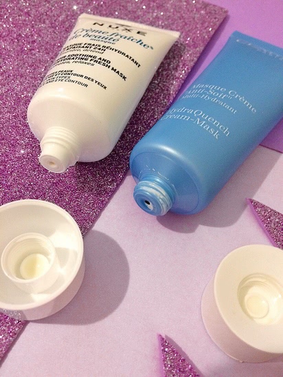 Увлажняющие маски Clarins и Nuxe