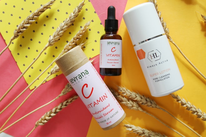 Super Lotion Holy Land и Сыворотка для лица "Витамин С" от Леврана