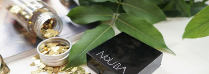 Изумрудные запеченые тени для век Nouba Eyeshadow Hidden Black 201 из летней коллекции 2017 Nouba Unconventional Glam