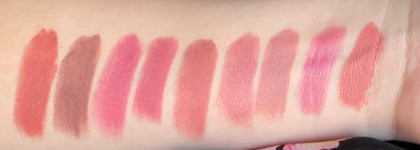 MAC lipsticks: matte, retro matte, satin, lustre and cremesheen
