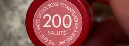 Прохладный розовый и не темный нюд - Rimmel The Only one Matte Lipstick, 200 Salute