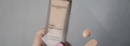Устойчивый тональный крем Clarins Haute Tenue + SPF 15 в оттенке #107 beige. Продолжать поиск или остановиться?
