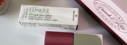 Помада для губ сияние и уход Clinique Pop Glaze Sheer Lip Colour + Primer в новом оттенке 07 sugar plum pop