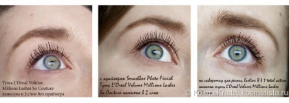 Сыворотка для ресниц Eveline 8 в 1 total action. И сравнение с более дорогим праймером Smashbox Photo Finish Lash Primer
