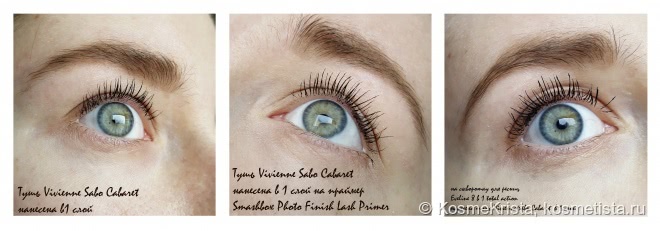 Сыворотка для ресниц Eveline 8 в 1 total action. И сравнение с более дорогим праймером Smashbox Photo Finish Lash Primer