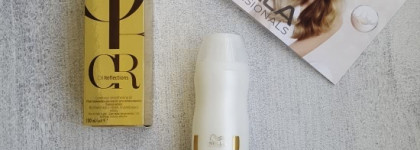 Шампунь и разглаживающее масло для интенсивного блеска волос из линии Oil Reflections от Wella Professionals. Красота с ароматом ванили, кокосов и пионов