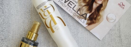 Шампунь и разглаживающее масло для интенсивного блеска волос из линии Oil Reflections от Wella Professionals. Красота с ароматом ванили, кокосов и пионов