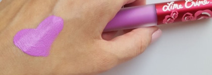 Lime Crime Lipstick Velvetines в оттенке rave. Для лета, но не для меня. А жаль…