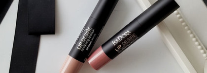 IsaDora Lip Desire Sculpting Lipstick в оттенках #28 Bare beige и #73 Vintage rose