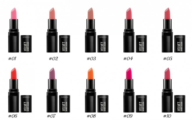 Нежданно-негаданная радость: помады для губ Divage Velvet Infinite Color в оттенках 05, 06, 07 и 09