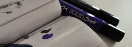 Матовые помады NYX Liquid Suede cream lipstick в оттенках Amethyst и Stone Fox