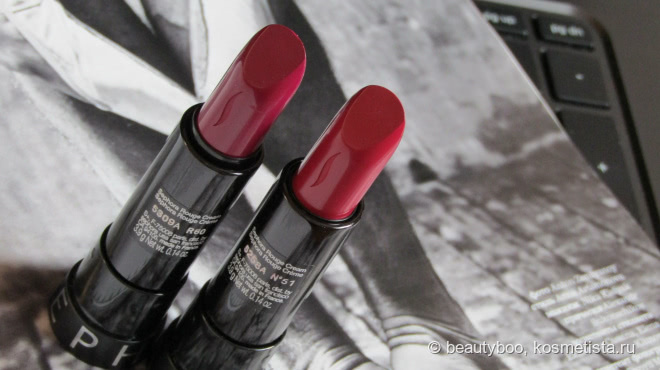 Свет, камера, мотор. Губы. Sephora Rouge Cream в оттенках #51 Private Selfie и #60 Wedding Night