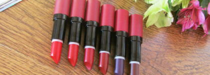 Еще раз о Golden Rose. Velvet Matte Lipstick в оттенках 17, 18, 19, 20, 28 и 29