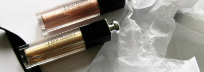 Dior Addict Fluid Shadow Long Wear Mirror Colour Eyeshadow & Liner в оттенках #555 Eccentric и #825 Aurora
