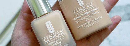 Clinique Even Better Glow Light Reflecting Makeup SPF 15 в сравнении с Clinique Superbalanced Makeup