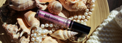 Поцелуй русалки. NYX Duo Chromatic Lip Gloss в оттенке #01 Booming