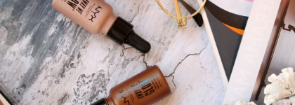 NYX Away Me Glow Liquid Booster. Жидкий хайлайтер и бронзер в оттенках 02 и 04, соответственно