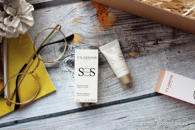 Базы под макияж. Сравнение. Clarins SOS Primer в оттенке 00, Clarins Instant Poreless, Clarins Lisse Minute