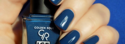 Это синее-синее небо.  Лак для ногтей Golden Rose Ice Chic #72