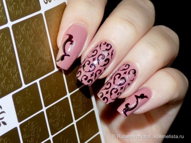 Украшение ногтей при помощи трафаретов Prima Nails