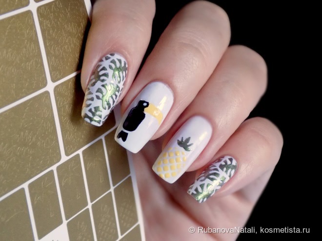 Украшение ногтей при помощи трафаретов Prima Nails