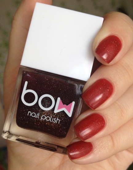 Прекрасный красный термолак Bow Nail Polish - Hex