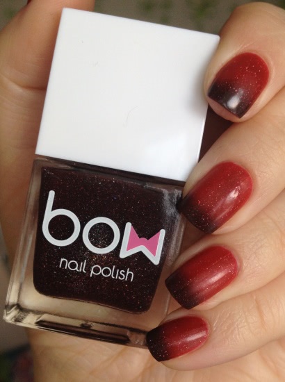Прекрасный красный термолак Bow Nail Polish - Hex