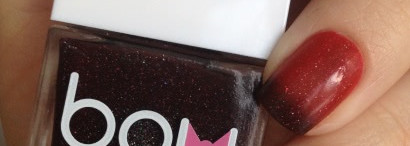 Прекрасный красный термолак Bow Nail Polish - Hex
