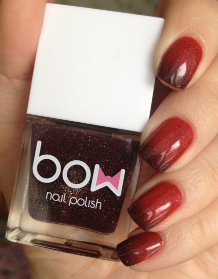 Прекрасный красный термолак Bow Nail Polish - Hex