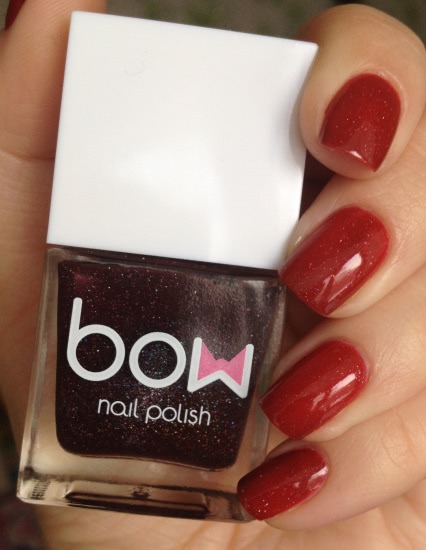 Прекрасный красный термолак Bow Nail Polish - Hex