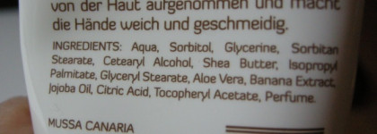 Моя косметика для рук  Mussa Canaria и Tabaiba