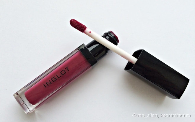 Малиновый друг Inglot HD Lip Tint Matte в оттенке 15