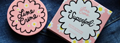 Lime Crime Superfoils Wet/Dry Eyeshadow Duo Electric/Barbarella