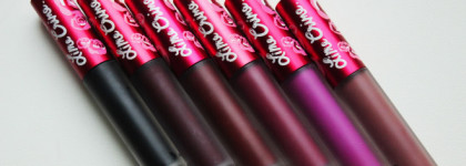 Такие разные Lime Crime Velvetines. Teddy Bear, Utopia, Beet It, Wicked, Bloodmoon, Black Velvet