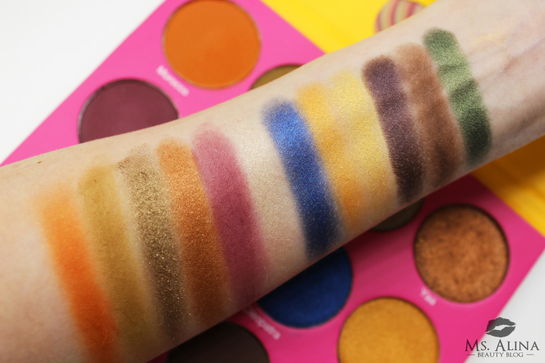 Juvia's place shade stick swatches