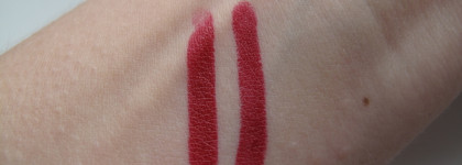 Russian red, но дешево и сердито: Помада-Карандаш для губ Color drama intense velvet lip pencil в оттенке 510 red essential, Maybelline New York