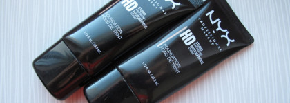 Тон HD studio photogenic foundation от NYX в оттенках 101.5 Warm ivory и 102.5 Vanilla