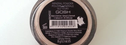 Минеральная пудра от Gosh в оттенке 002 Ivory