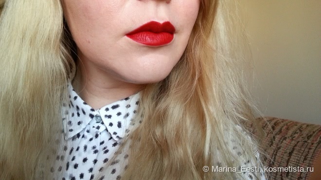 Добавим немного красок с матовой помадой от Sephora