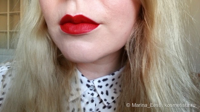 Добавим немного красок с матовой помадой от Sephora