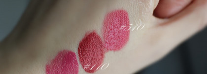 Max Factor Lipfinity #110, 040 и Max Factor Lipfinity Color & Gloss #510